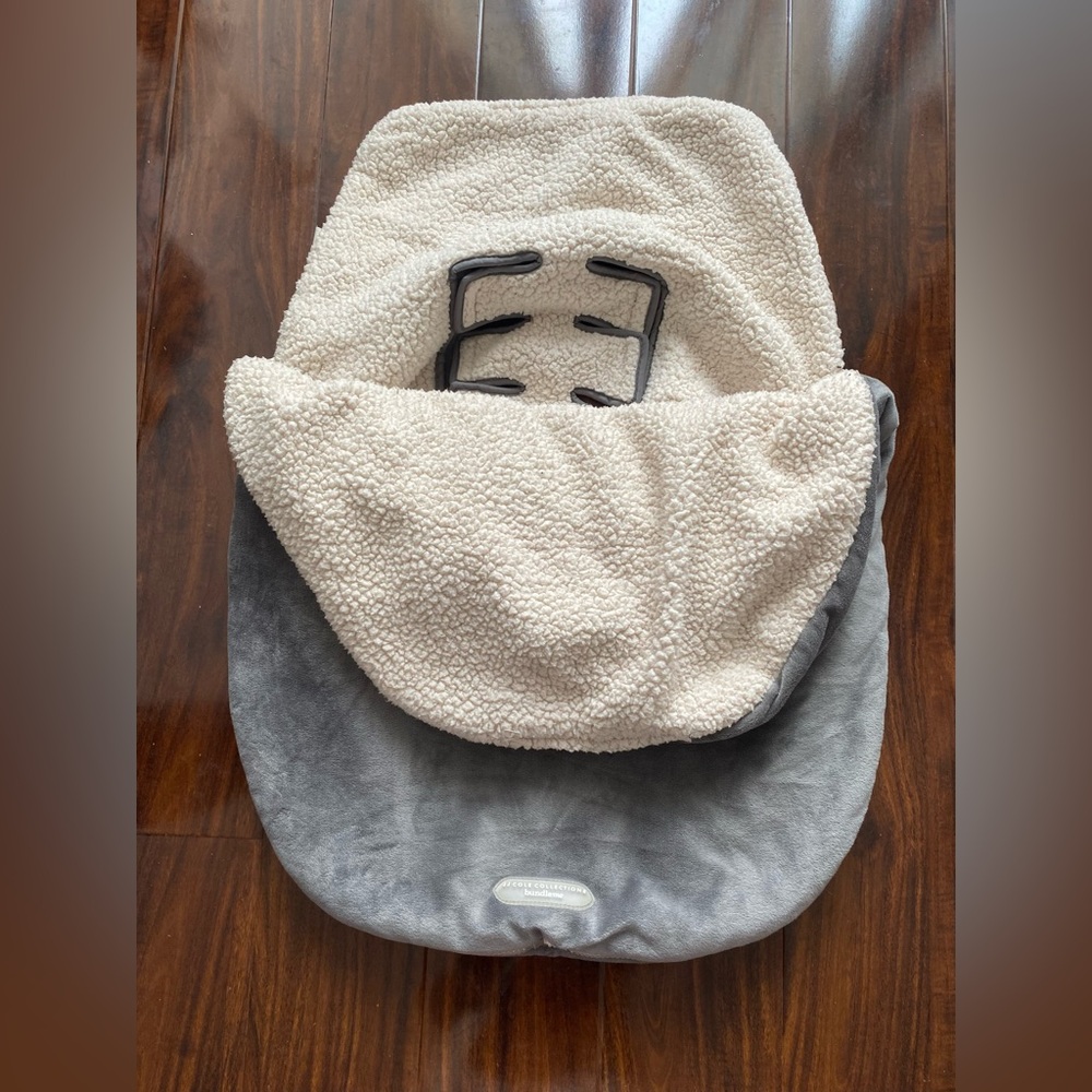 JJ Cole Original Bundleme – Infant Car Seat & Stroller Cover (Graphite) VGUC